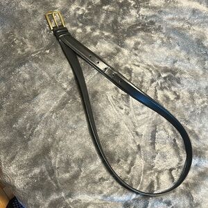 Allen Edmonds Black Calfskin Belt